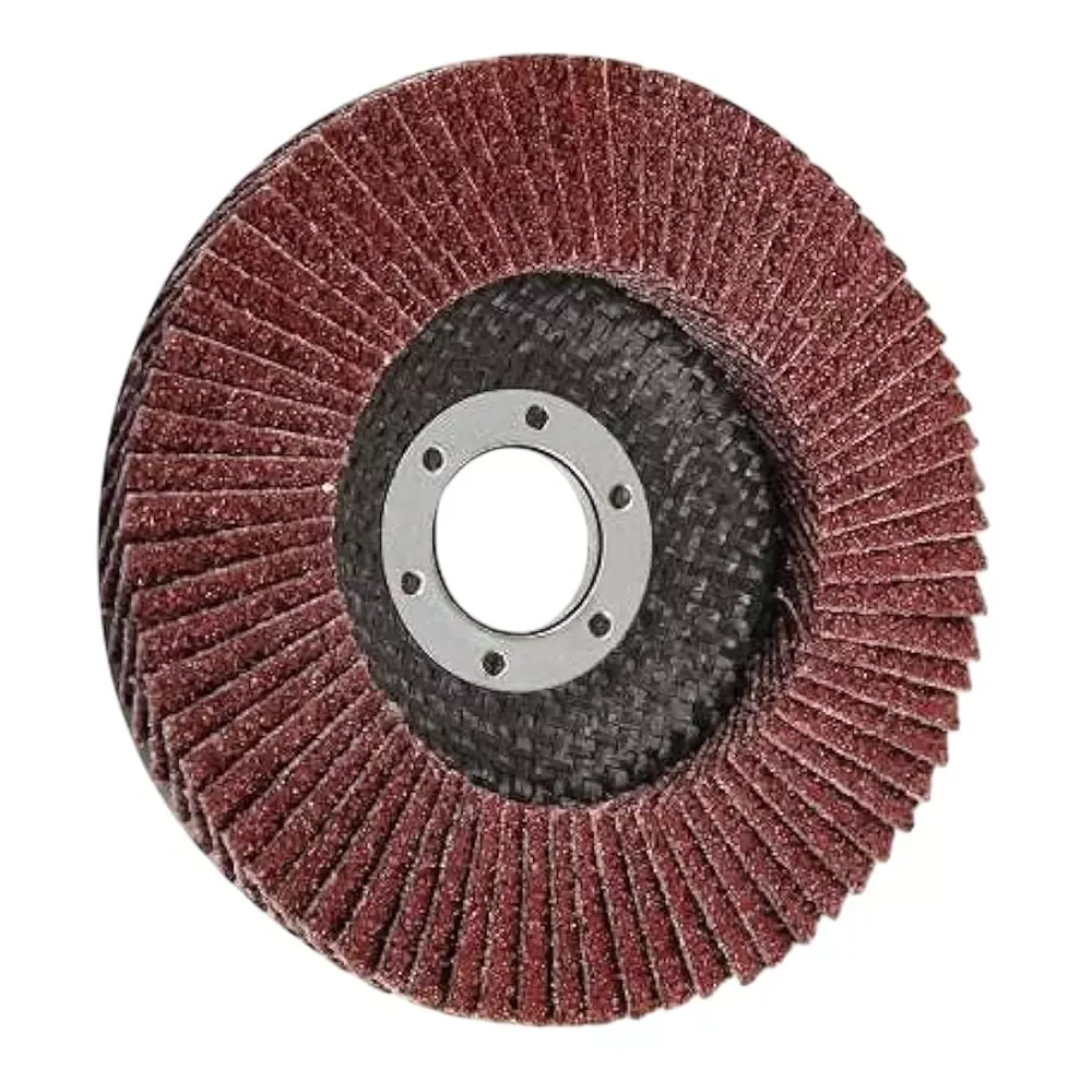 Yuri MII Flap Disc Aluminium Oxide Diameter 4 inch (110 mm) and #80 Grit Size, 4#80 (Pack of 25)