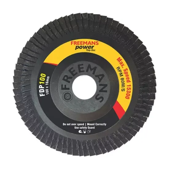 FREEMANS 4 inch/100 mm Grit A60 Calcine Aluminium Oxide Flap Disc (Pack of 20)