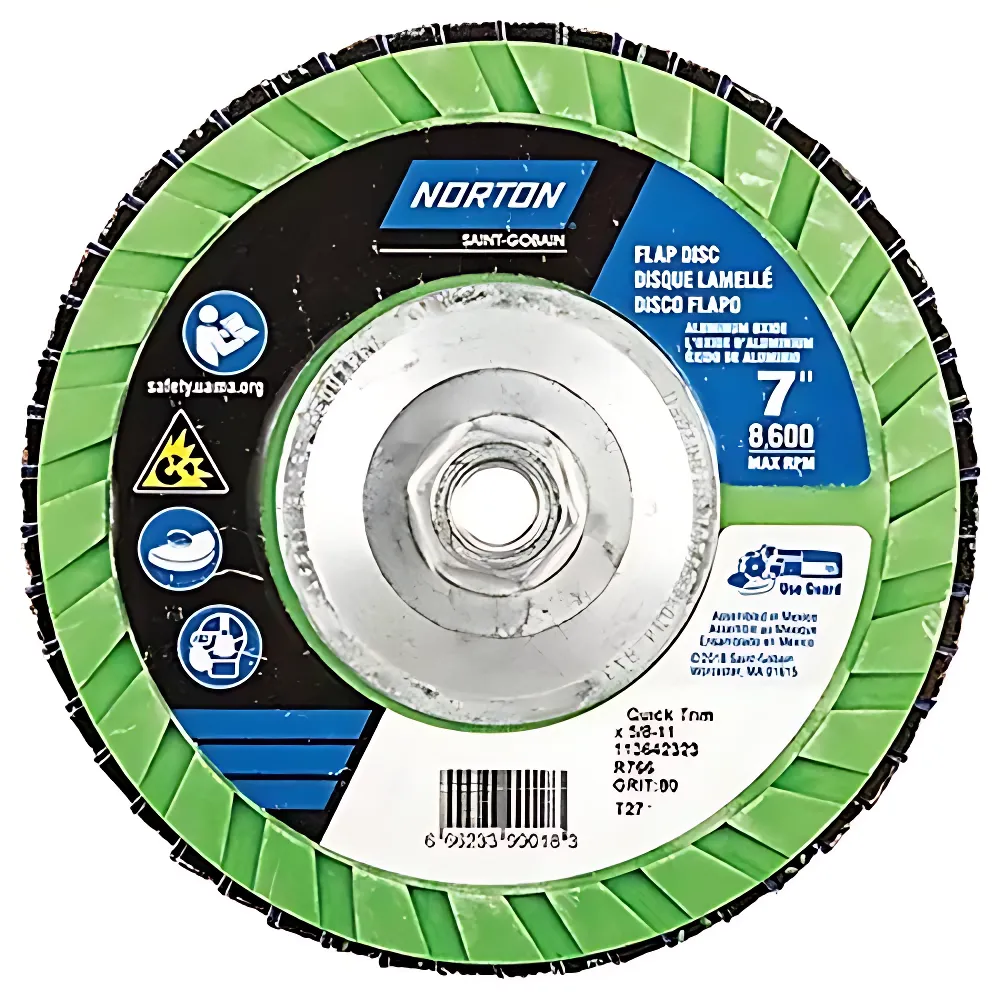 17.78 cm (7 Inch) P60 Grit Zirconia Alumina Flap Disc
