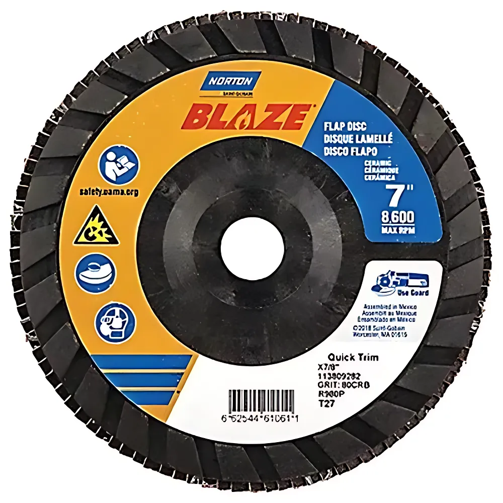 17.78 cm (7 Inch) 120 Grit Ceramic Flap Disc