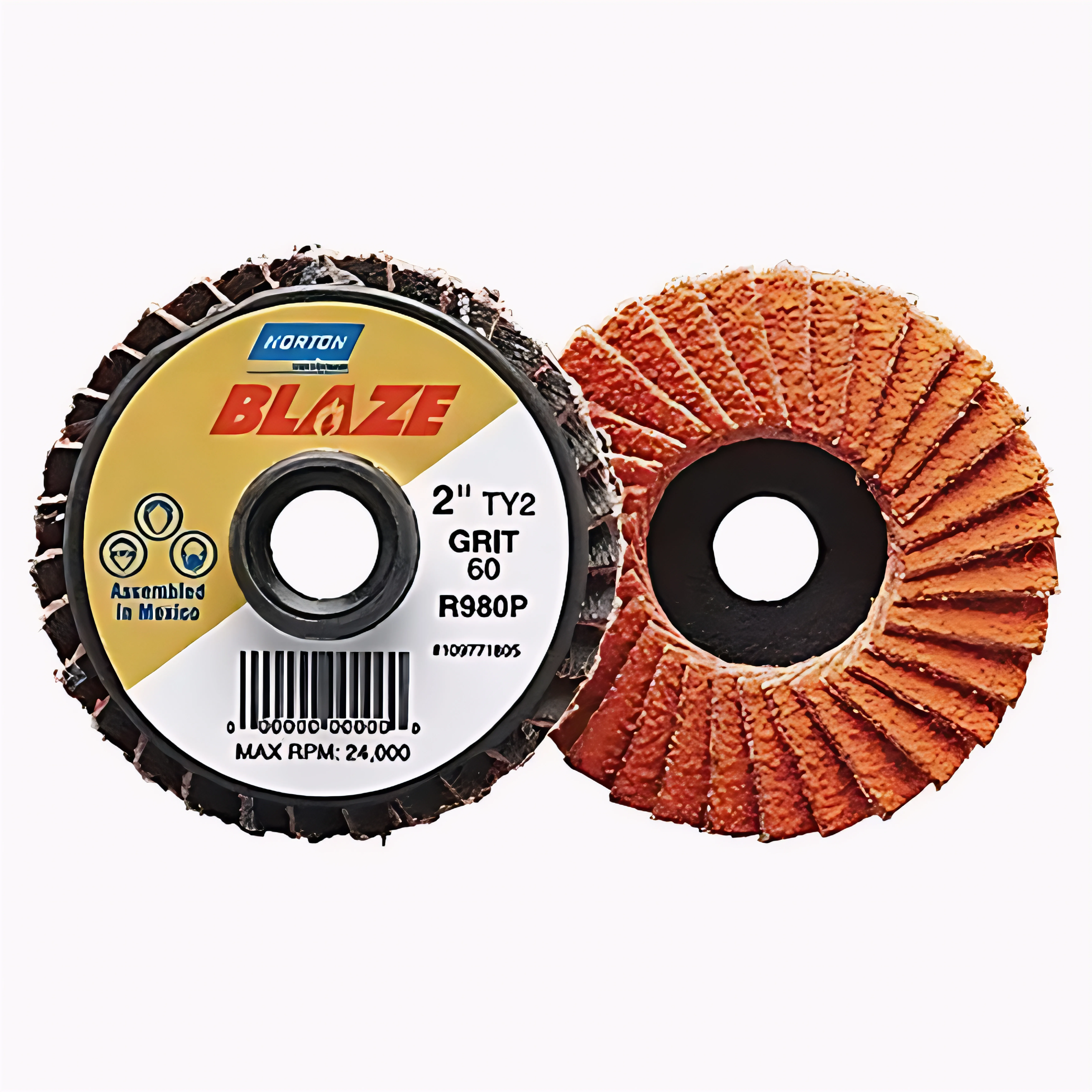 Norton 76.2 mm (3 Inch) 120 Grit Ceramic Flap Disc