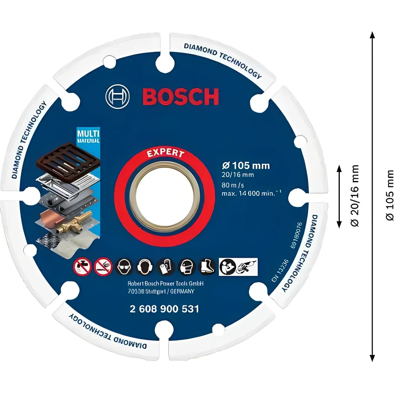 Bosch 4 Inch Diamond Cutting Wheel