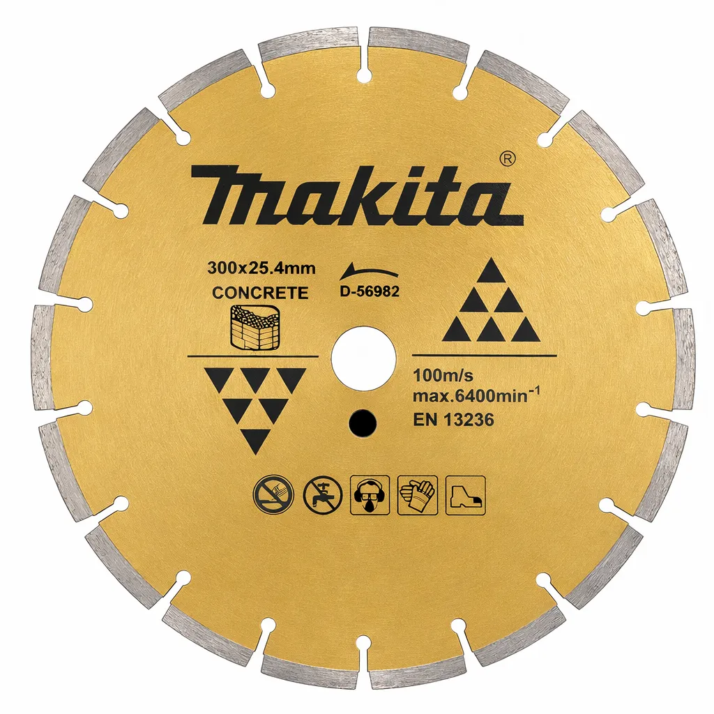 Makita (12 Inch) 300 mm Dia 7 mm Thickness Diamond Wheel Blade with 22.23 mm Bore