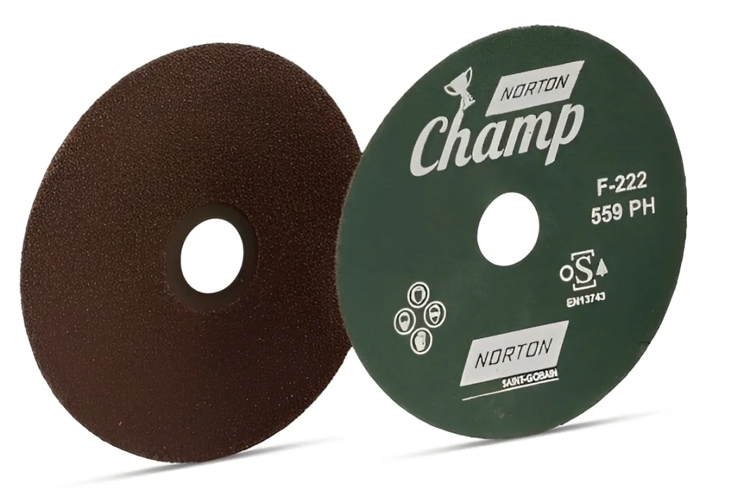 Norton 127 mm 60 Grit Champ F222 Fiber Discs