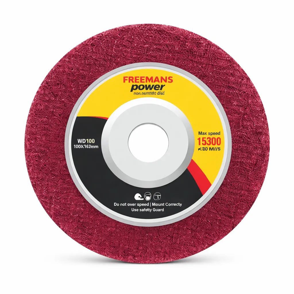 Norton 4 Inch, 15 mm Thickness Non-Woven Disc