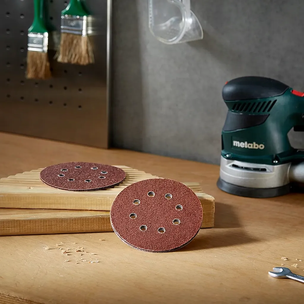 Bosch 125 mm 80 Grit Aluminium Oxide Sanding Disc, (Pack of 50) Thumbnail 2