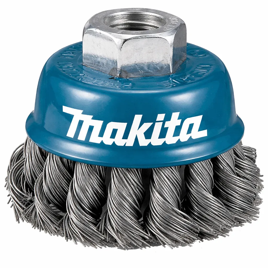 Makita M14 75 mm Knotted Steel Wire Cup Brush
