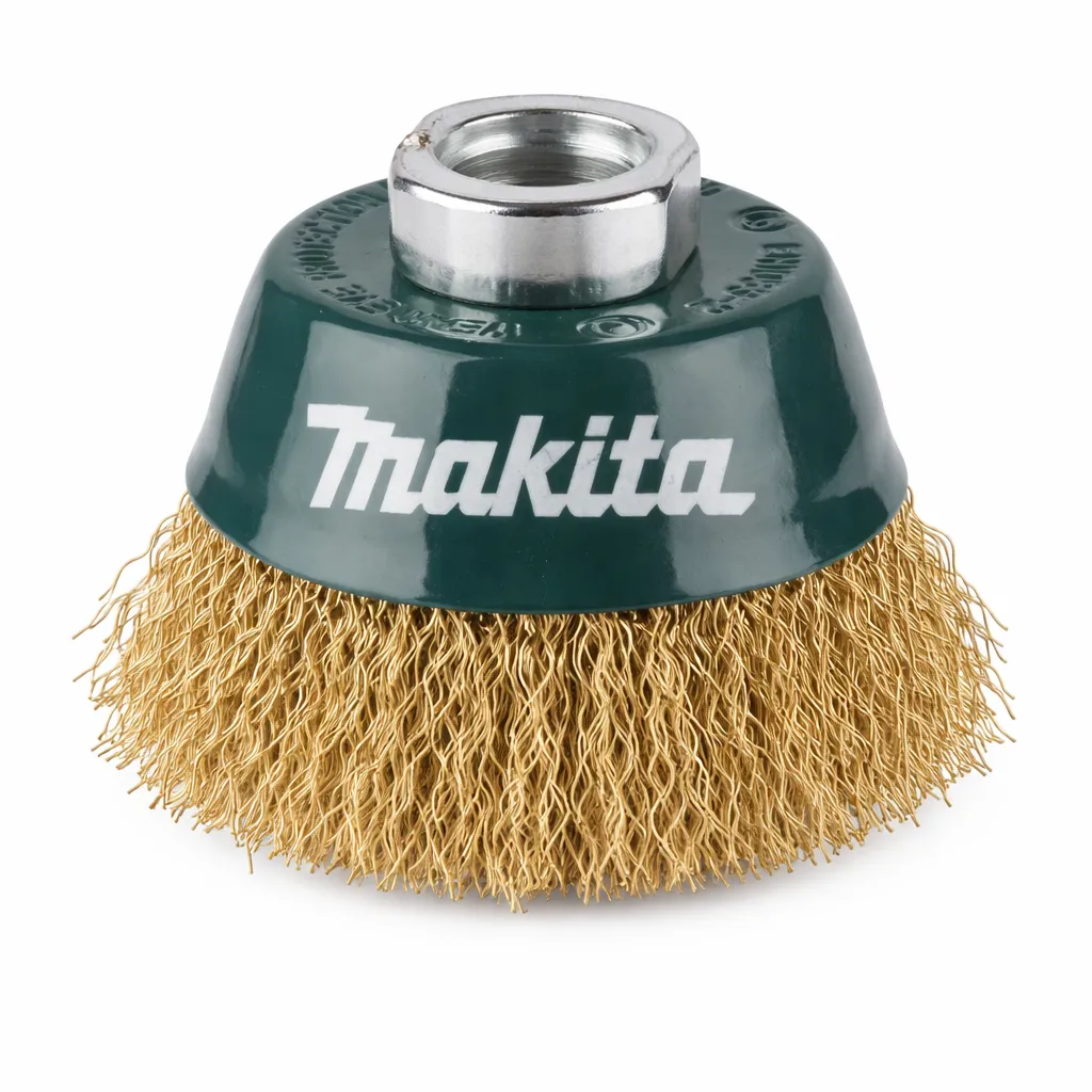 Makita M14 60 mm Brass Coated Wire Cup Brush
