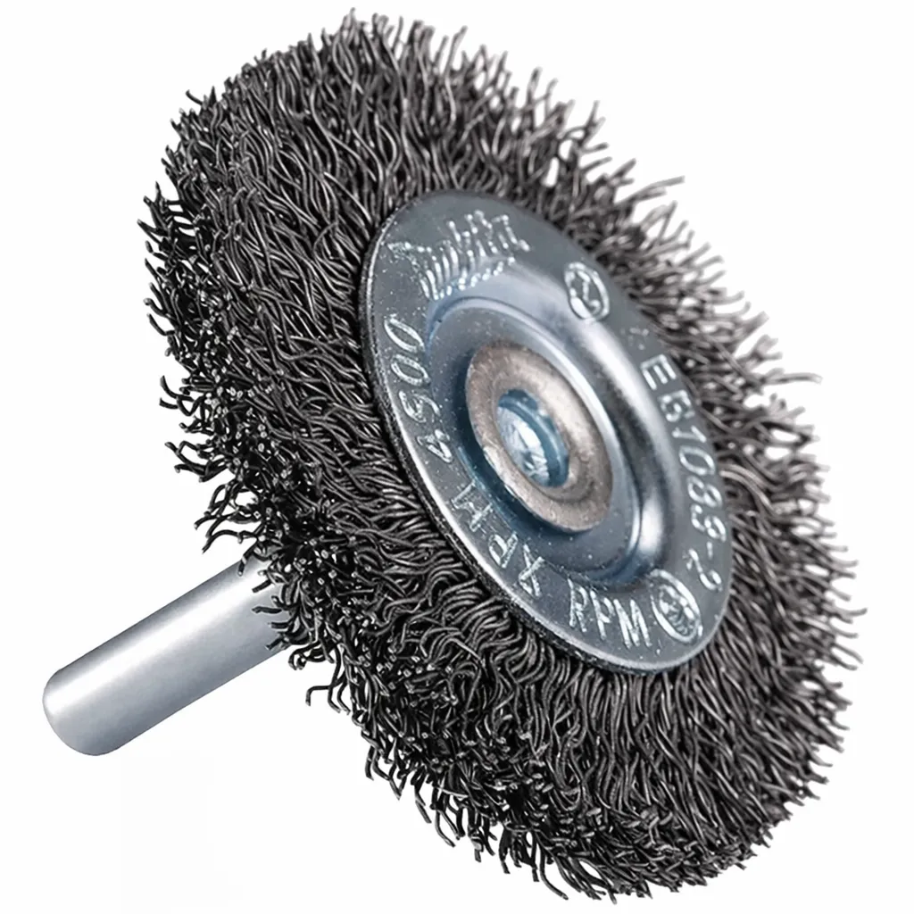 Makita 50 mm Round Galvanized Steel Wire Wheel Brush Thumbnail 2