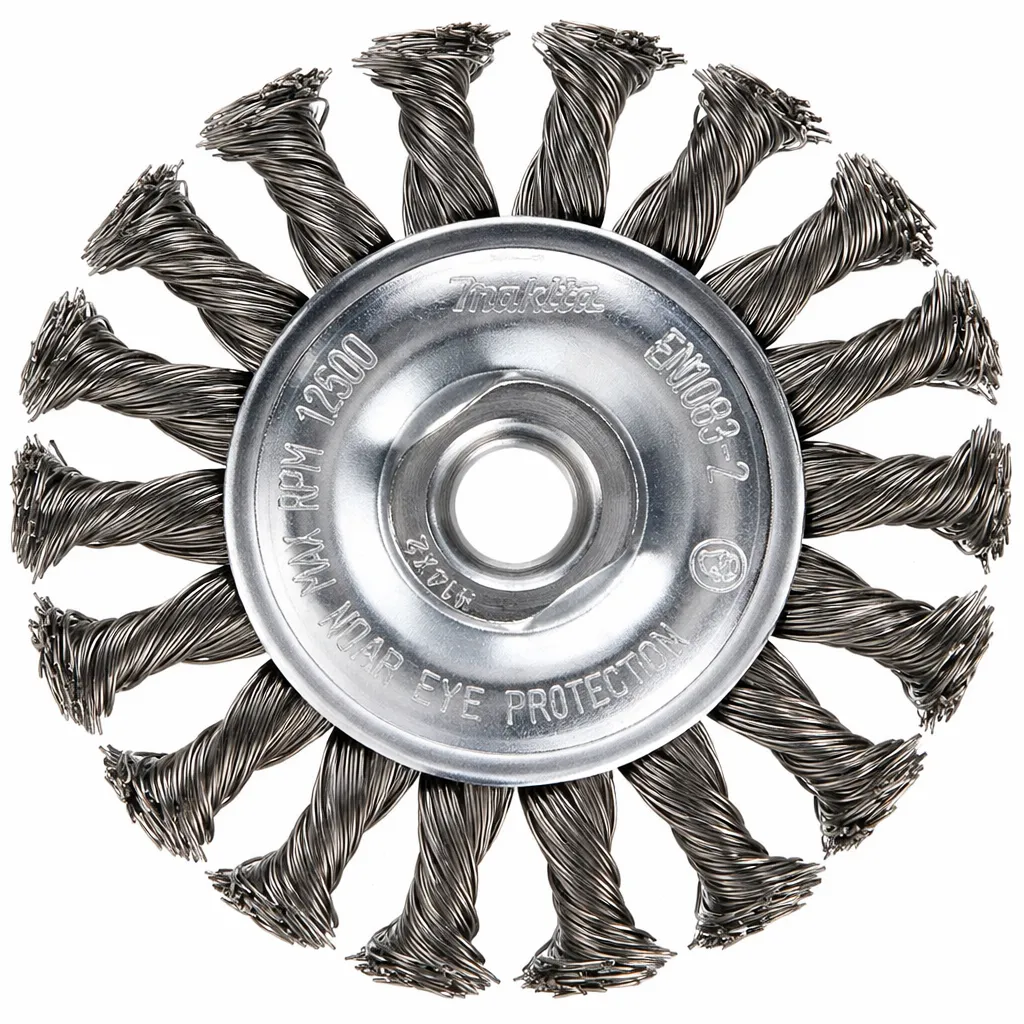 Makita M14 100 mm Steel Wire Brush Twist Wheel