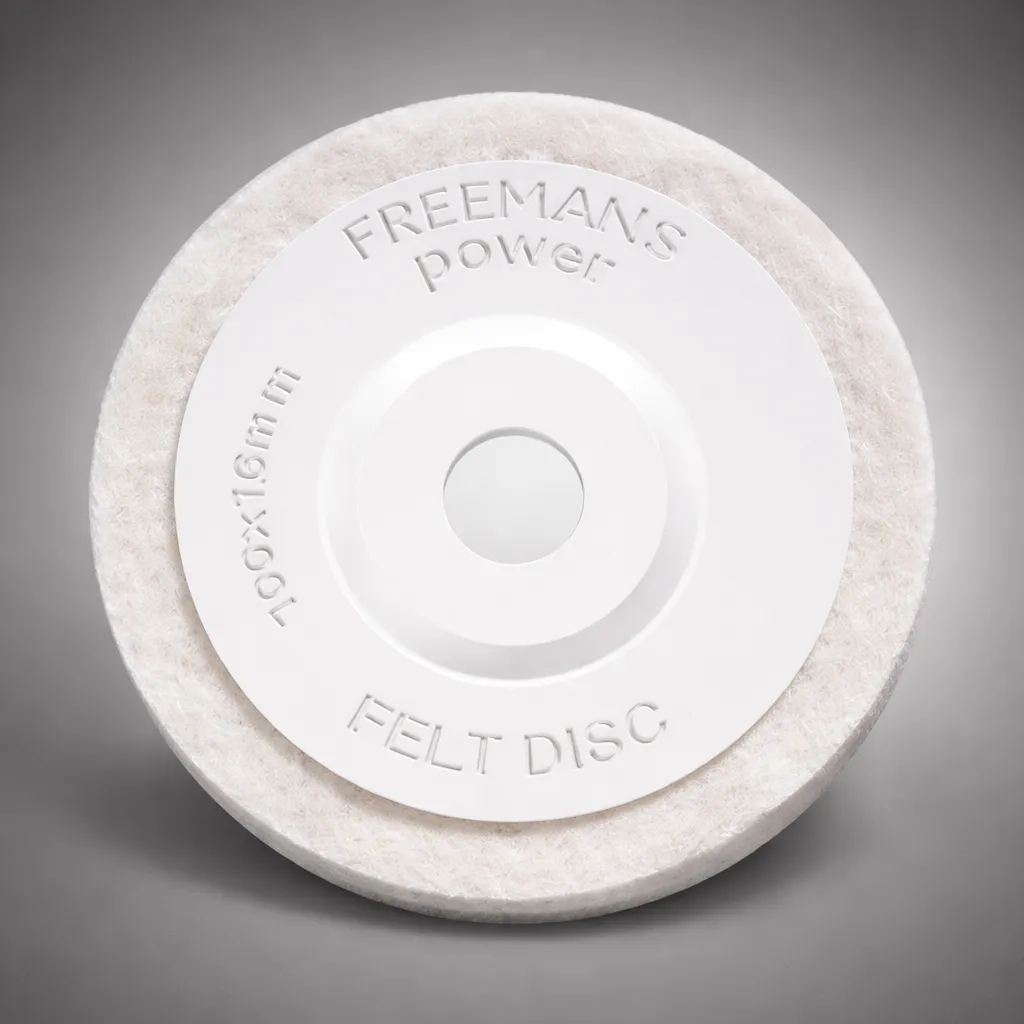 FREEMANS 4 Inch/100 mm 80 Grit Felt Disc