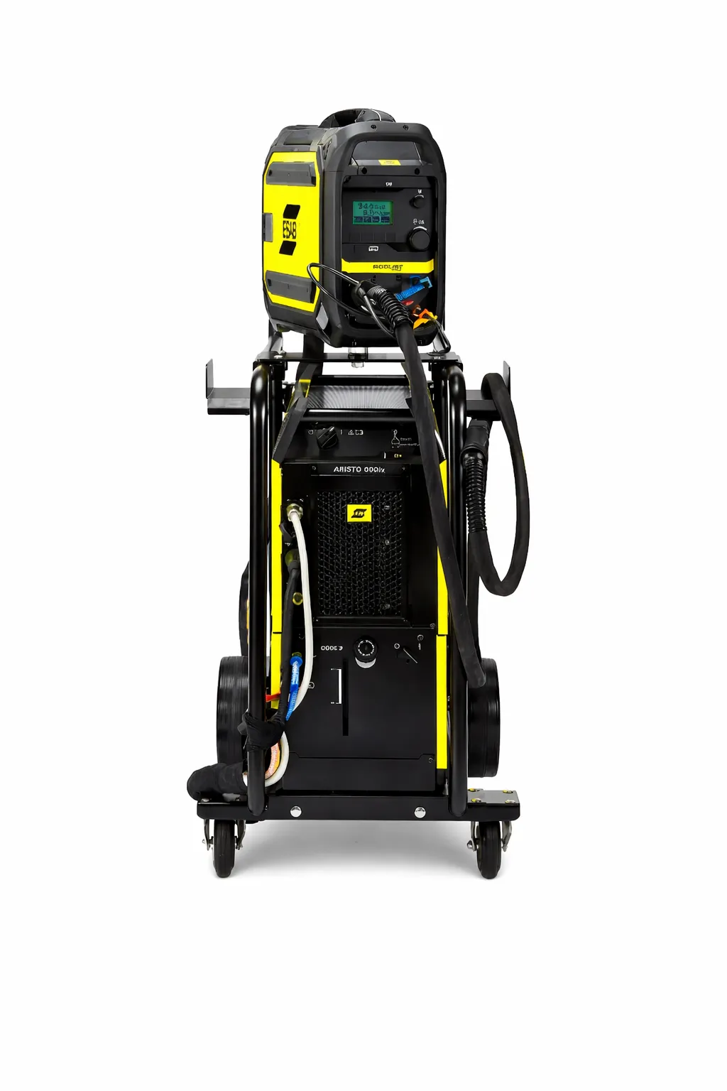 Esab 400-500 A 3 Phase IGBT Technology ARC Welding Machine Aristo Black, 500IX Active Display Image