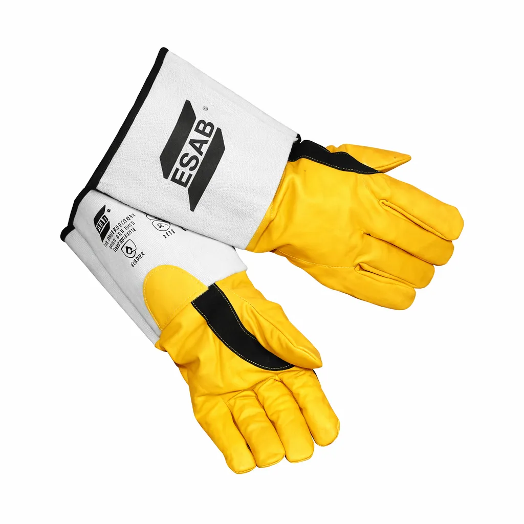 Esab Tig Hand Gloves Welding Safety Gears Free Size