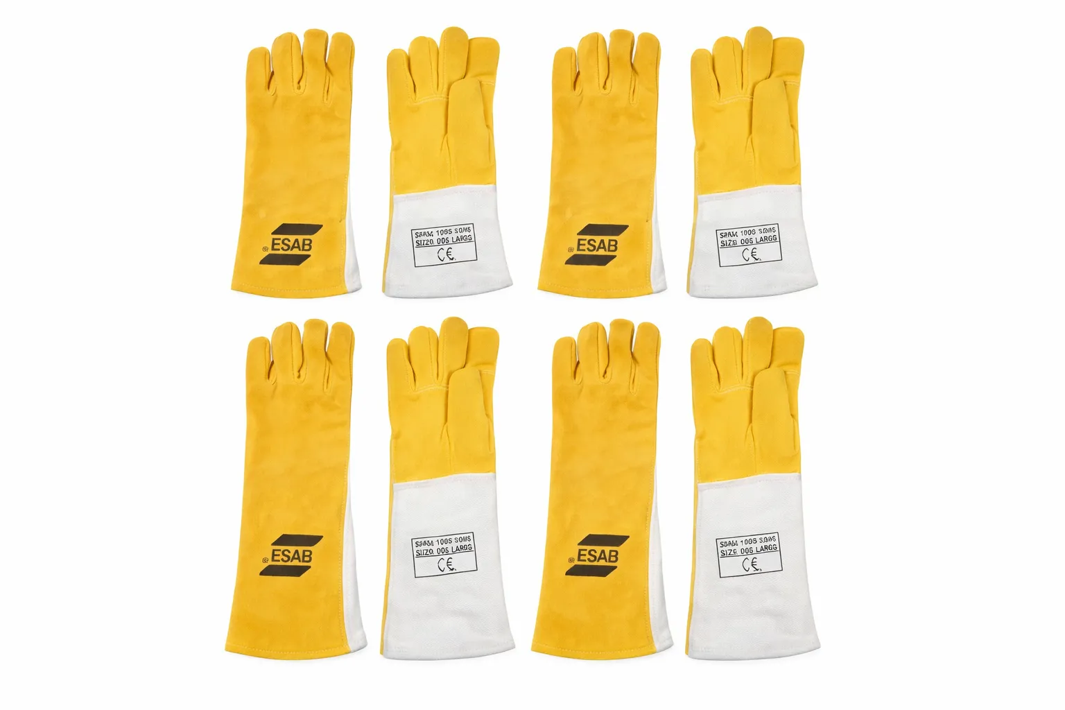 Esab Welding Hand-Glove Safety Gear Yellow