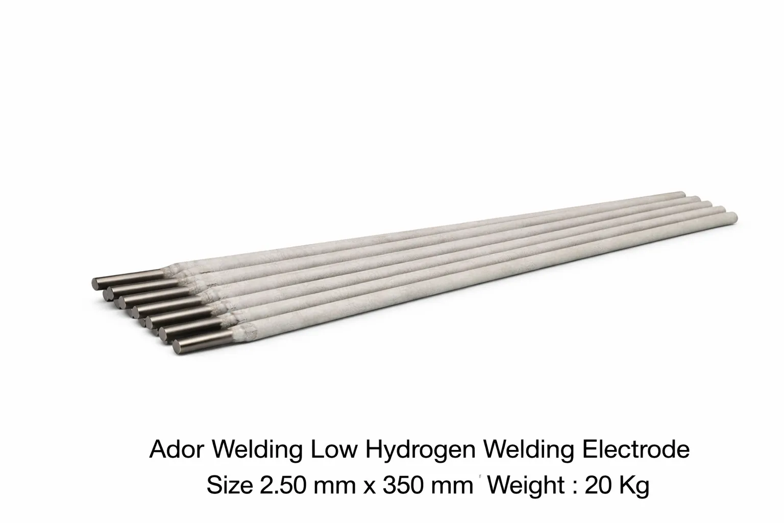 Ador Low Hydrogen Welding Electrode Size 2.50 mm x 350 mm Weight : 20 Kg