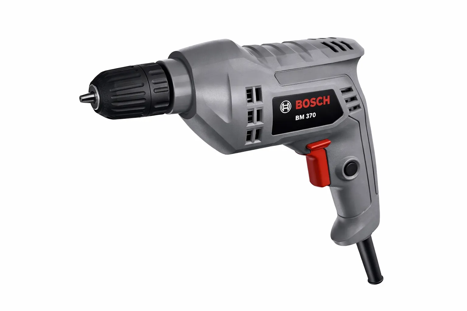Bosch Rotary Drill 370 W, 3200 RPM No Load Speed and 0.8-10 mm Keyless Chuck, BM 370 (Without Drill Bits)