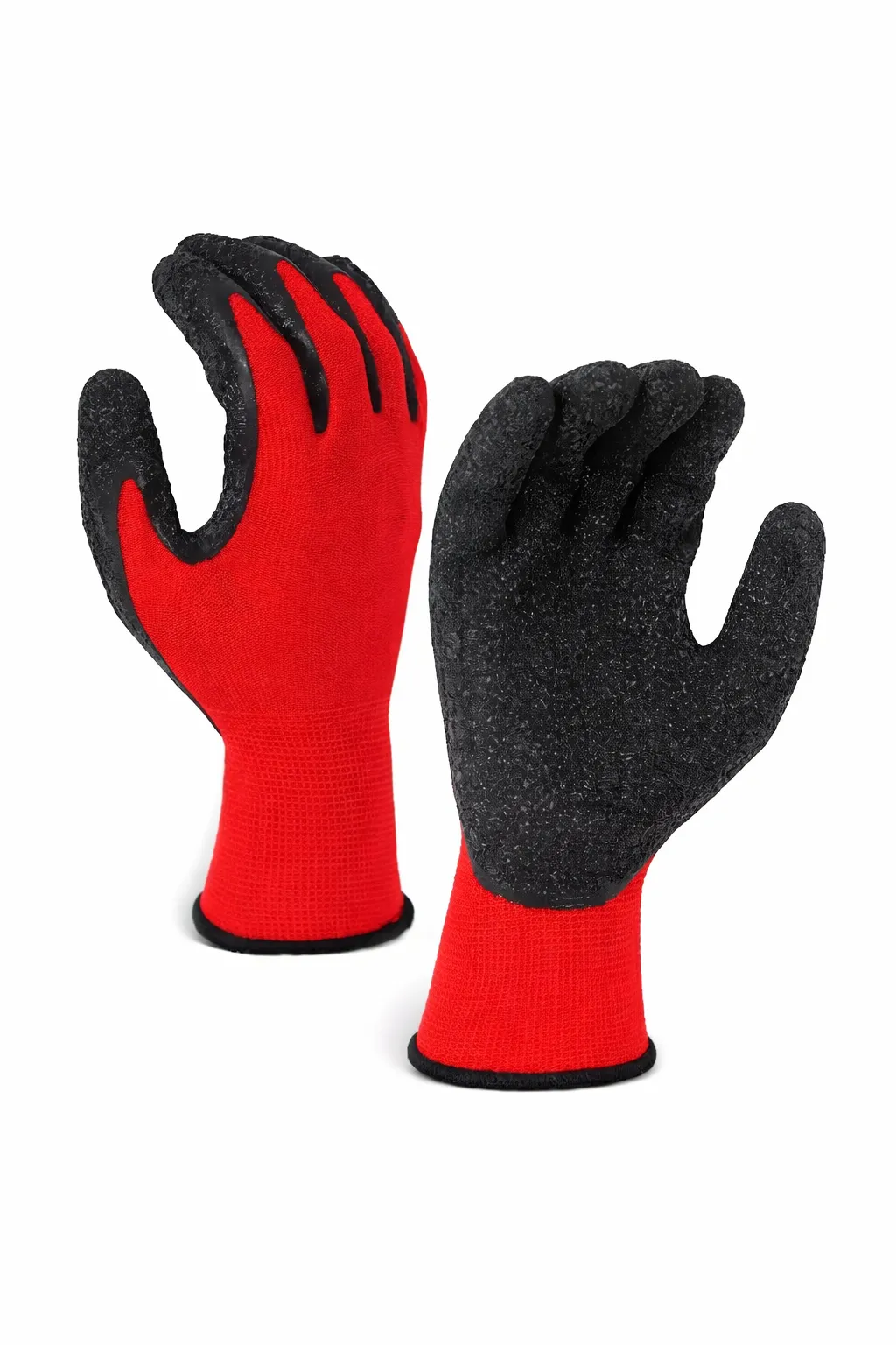 Laxmi CPHG Nitrile and Nylon Cut Resistant Gloves Yellow and Orange Color, Free Size
