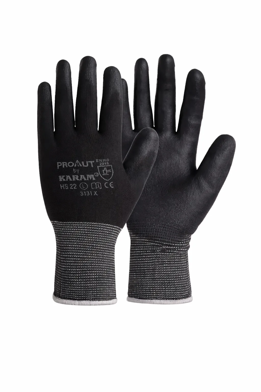 Karam HS 22 Black Large Cut Resistant Gloves