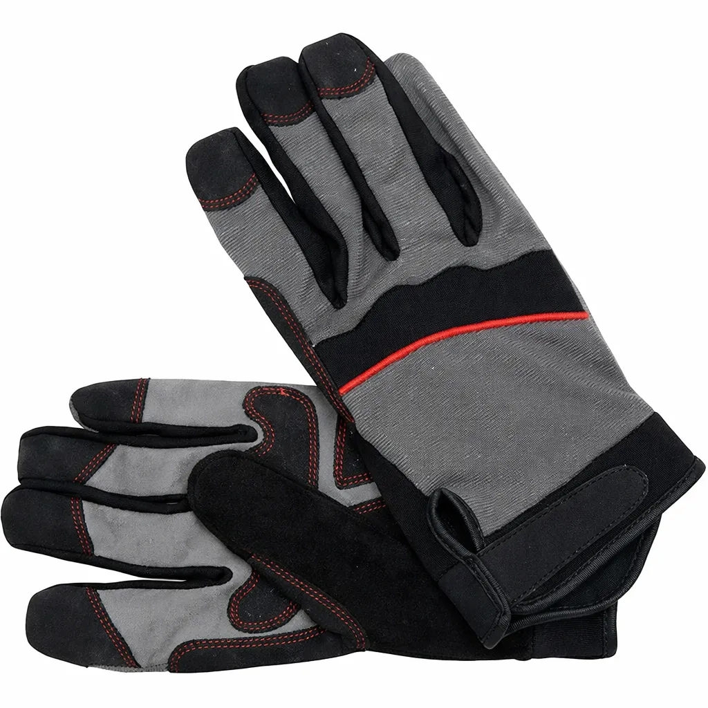Yato Working Safety Gloves Black and Gray Color 9 XXL Size YT7467