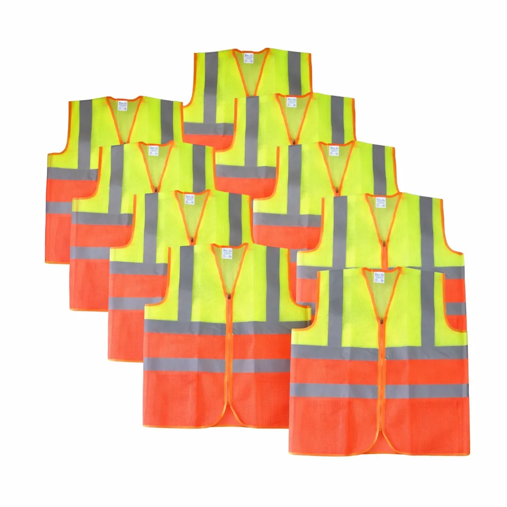 Robustt RBRJACKETDUALCOLOUR10 Reflective Safety Jacket