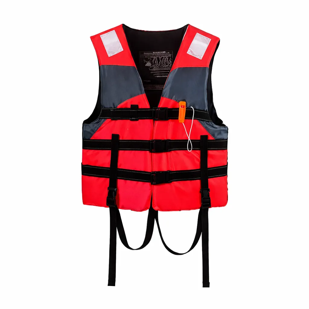 Robustt EPF Foam Polyester Adult Life Jacket Red