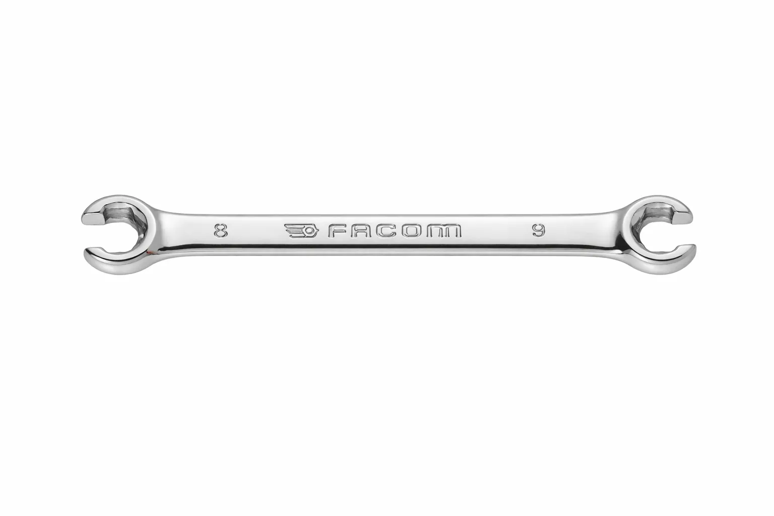 FACOM 7 x 912 x 14 mm Satin Chrome Stainless Steel Flare Nut Wrench Set of 4 43J4PB