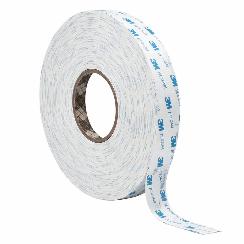 3M Double Coated PE Foam Tape 05 inch 127 mm x 11 m Blue