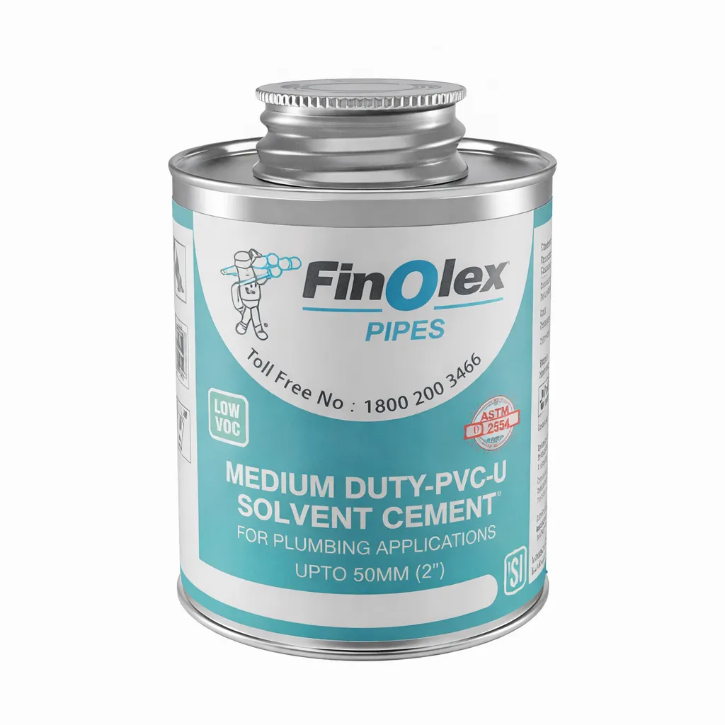 Finolex Medium Duty PVCU Solvent Cement for Plumbing Applications Above 50 mm 473 ml