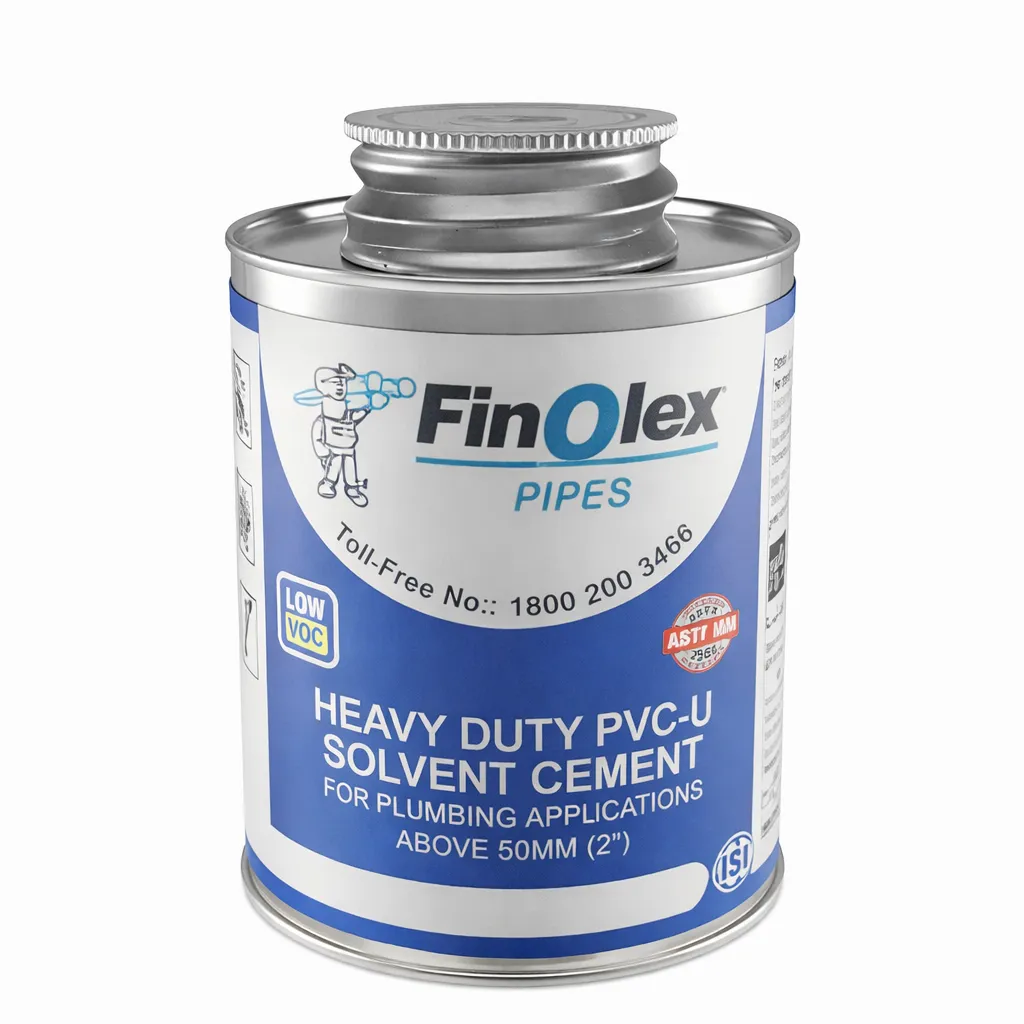 Finolex Heavy Duty PVCU Solvent Cement for Plumbing Applications Above 50 mm 118 ml
