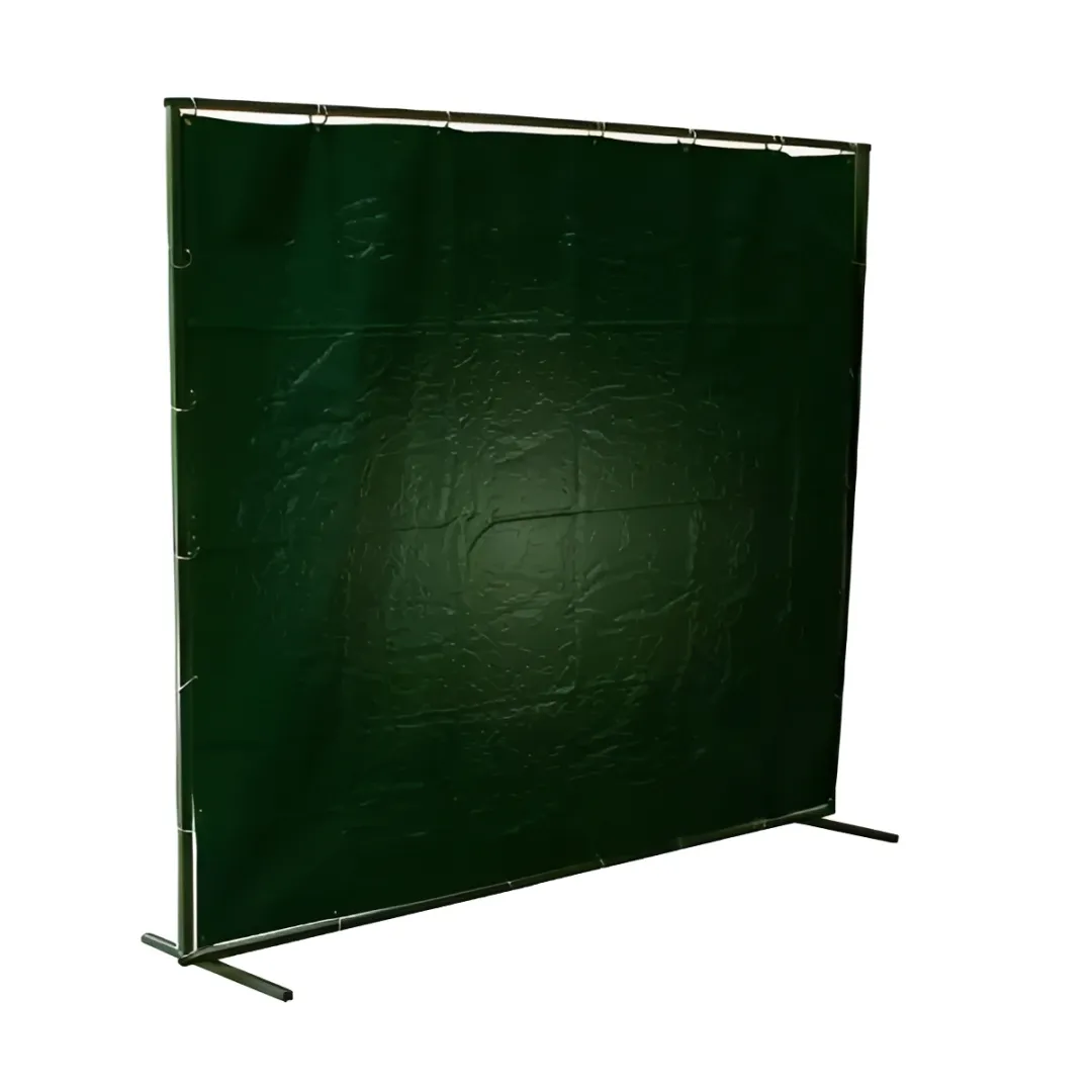 Messer 1200x1800 mm Green Non Foldable Welding Curtain With Frame 80820120
