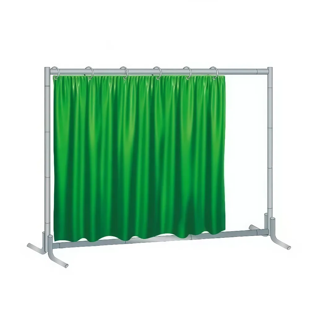 Messer 1200x1800 mm Green Foldable Welding Curtain With Frame 80820112