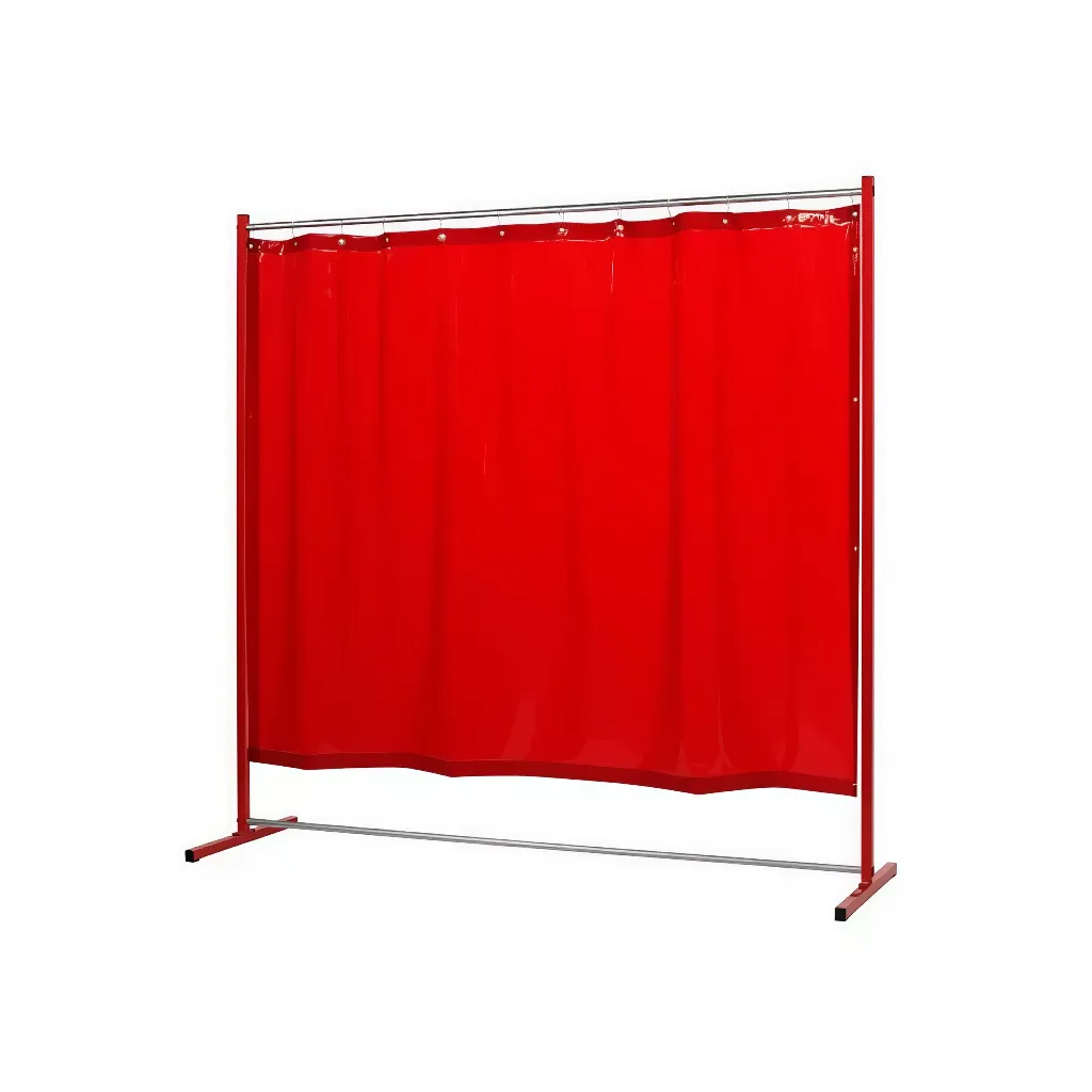 Messer 1800x1800 mm Red Foldable Welding Curtain With Frame 80820081 Active Display Image